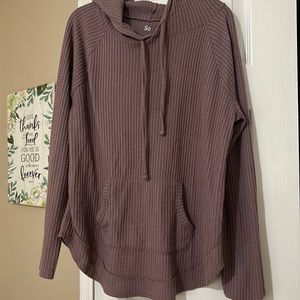Cute comfortable lavender fleece/sweater